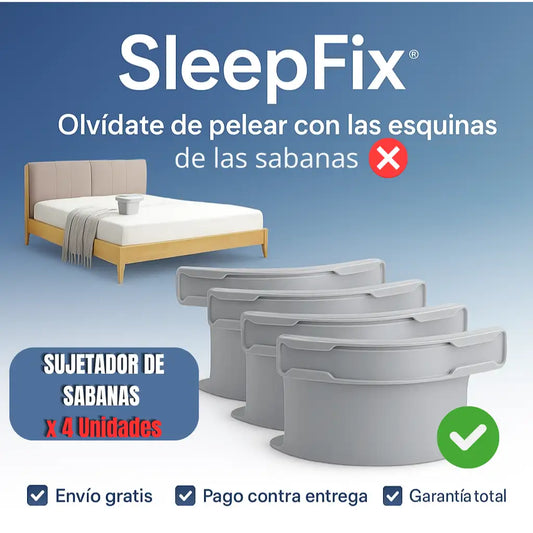 SleepFix® – Pack de sujetadores invisibles de sabanas x4 und.