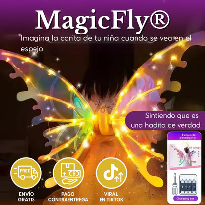 Alas de Hada Móviles con Luz LED y Música- MagicFly®