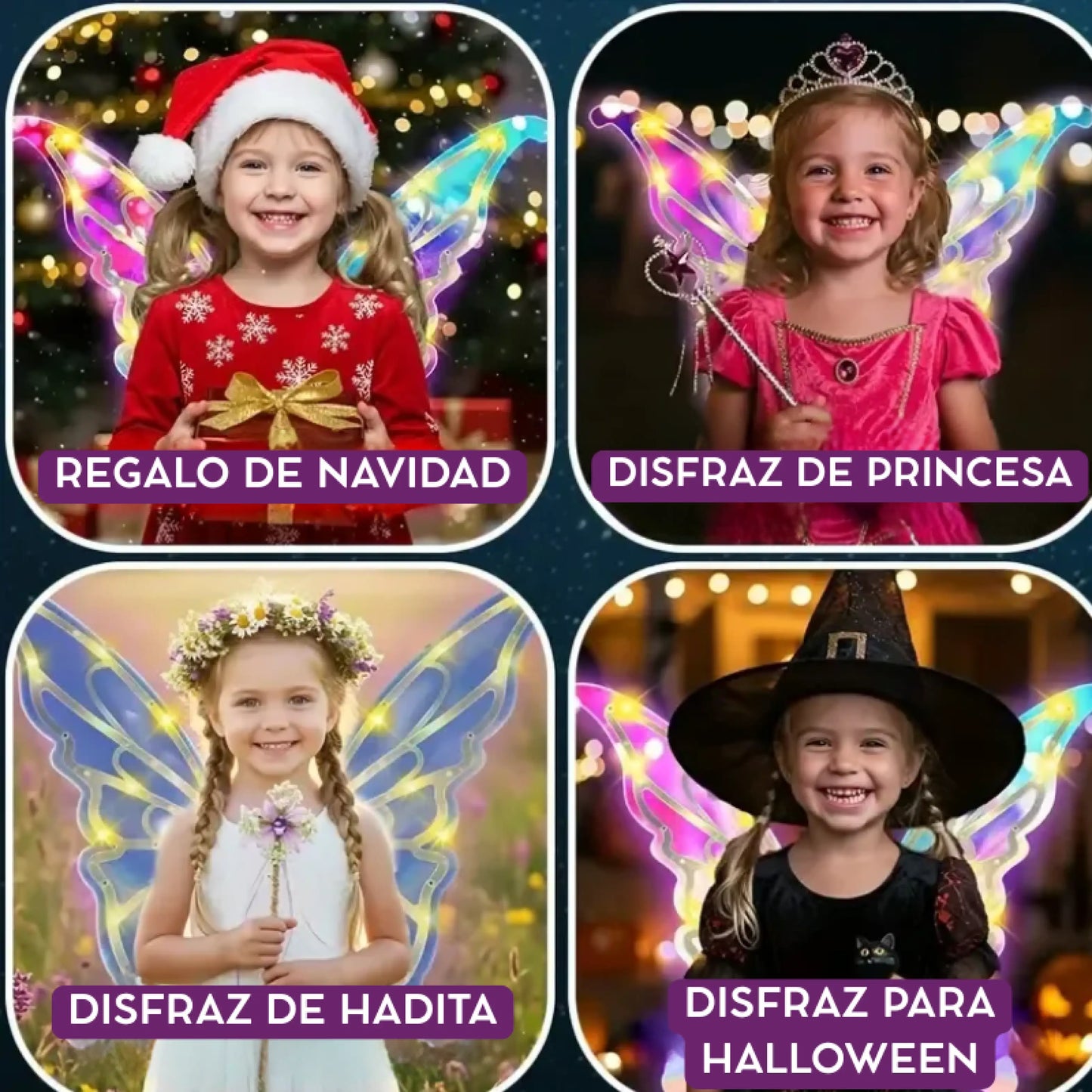 Alas de Hada Móviles con Luz LED y Música- MagicFly®
