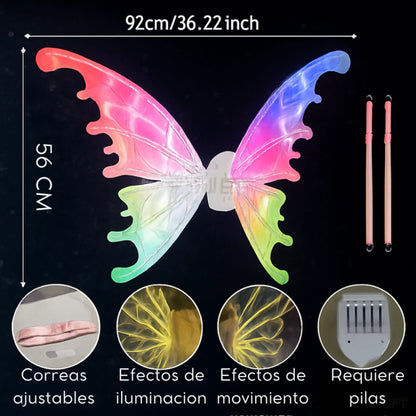 Alas de Hada Móviles con Luz LED y Música- MagicFly®